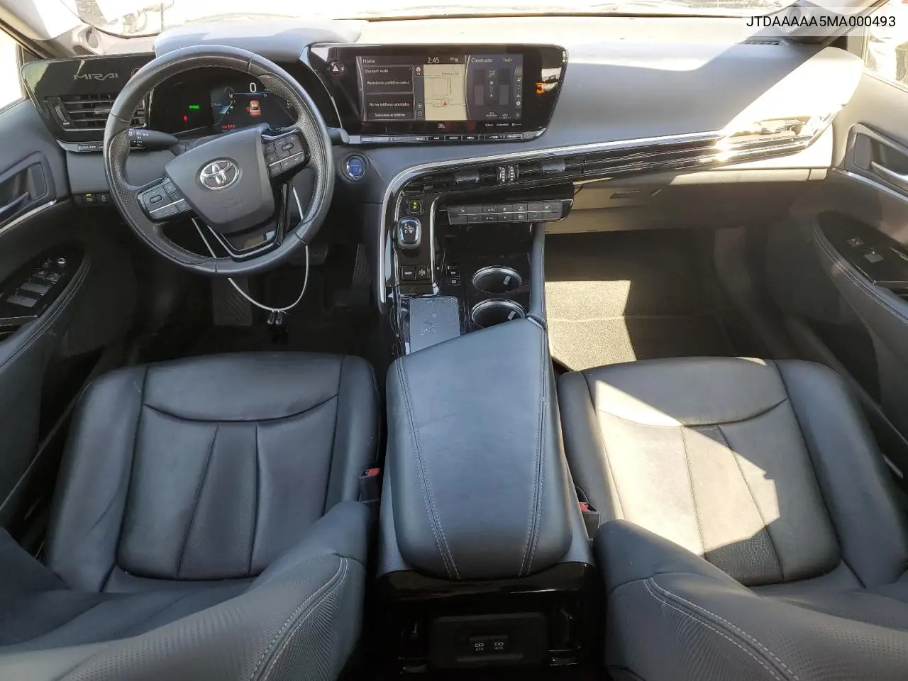2021 Toyota Mirai Xle VIN: JTDAAAAA5MA000493 Lot: 49658895