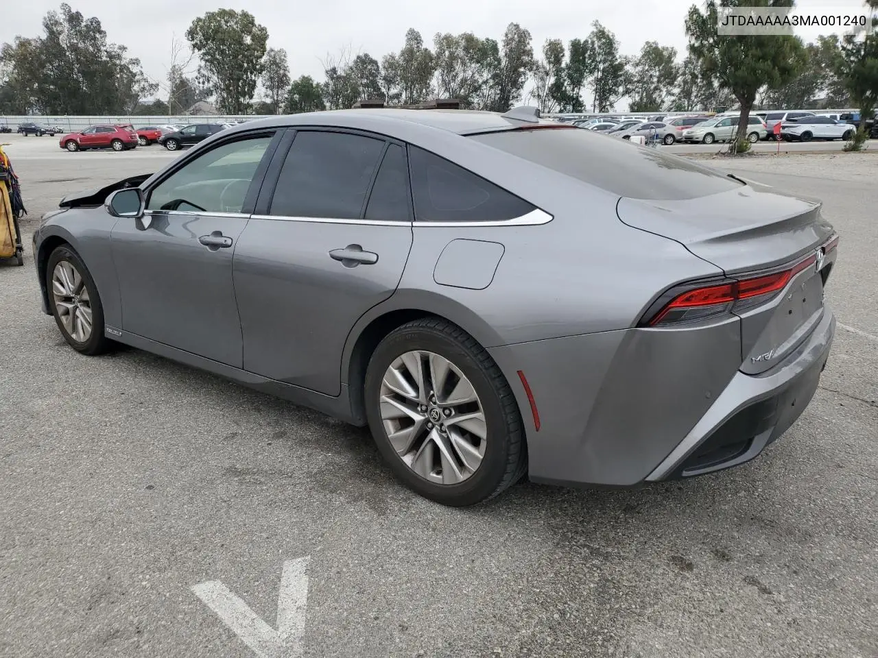 2021 Toyota Mirai Xle VIN: JTDAAAAA3MA001240 Lot: 54158425