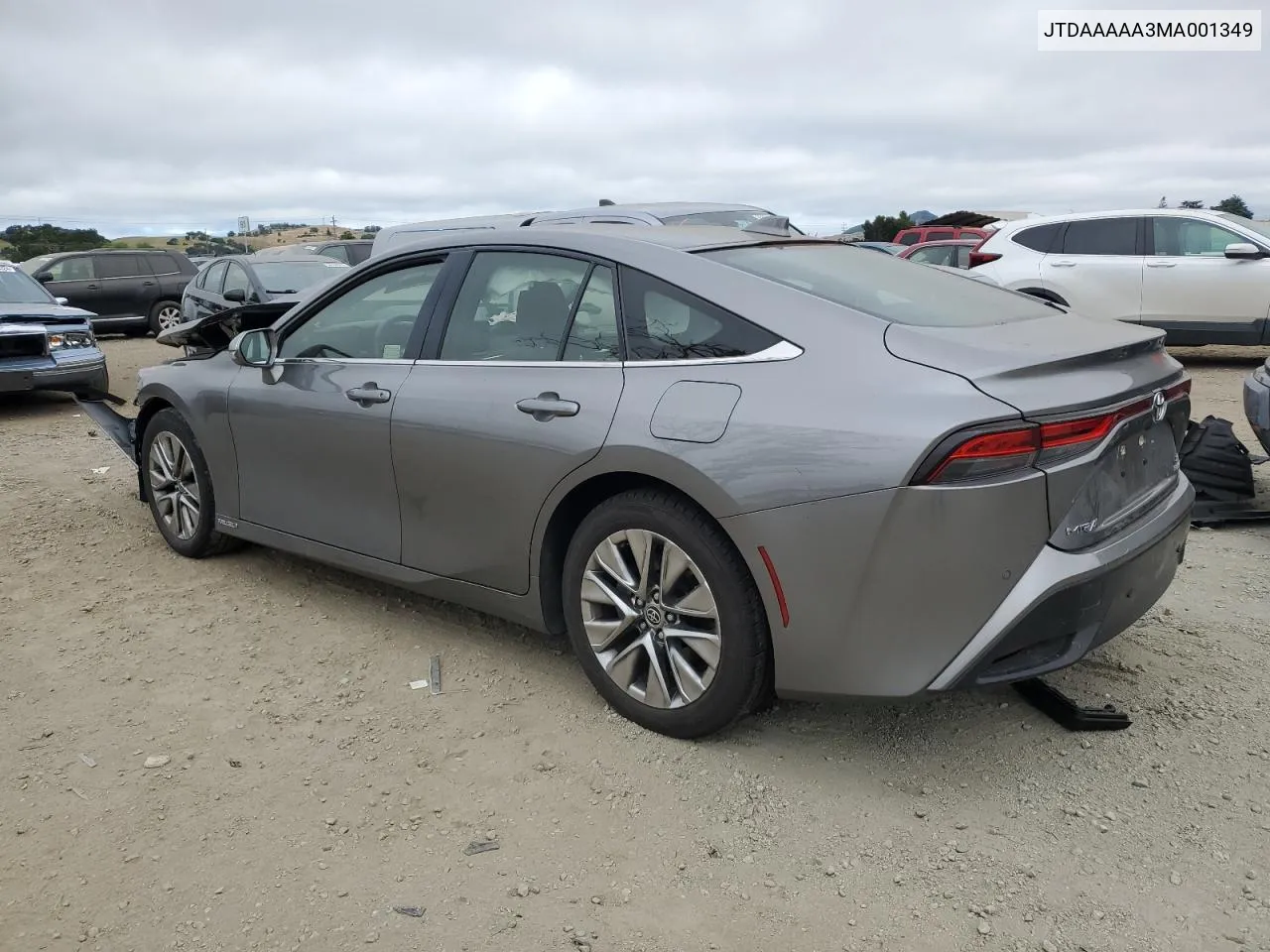 2021 Toyota Mirai Xle VIN: JTDAAAAA3MA001349 Lot: 55235144
