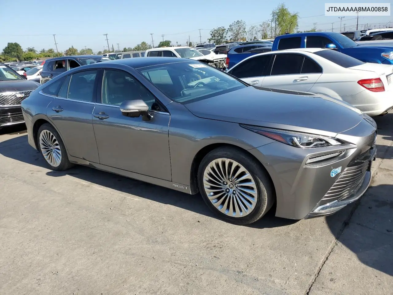2021 Toyota Mirai Xle VIN: JTDAAAAA8MA00858 Lot: 56017675