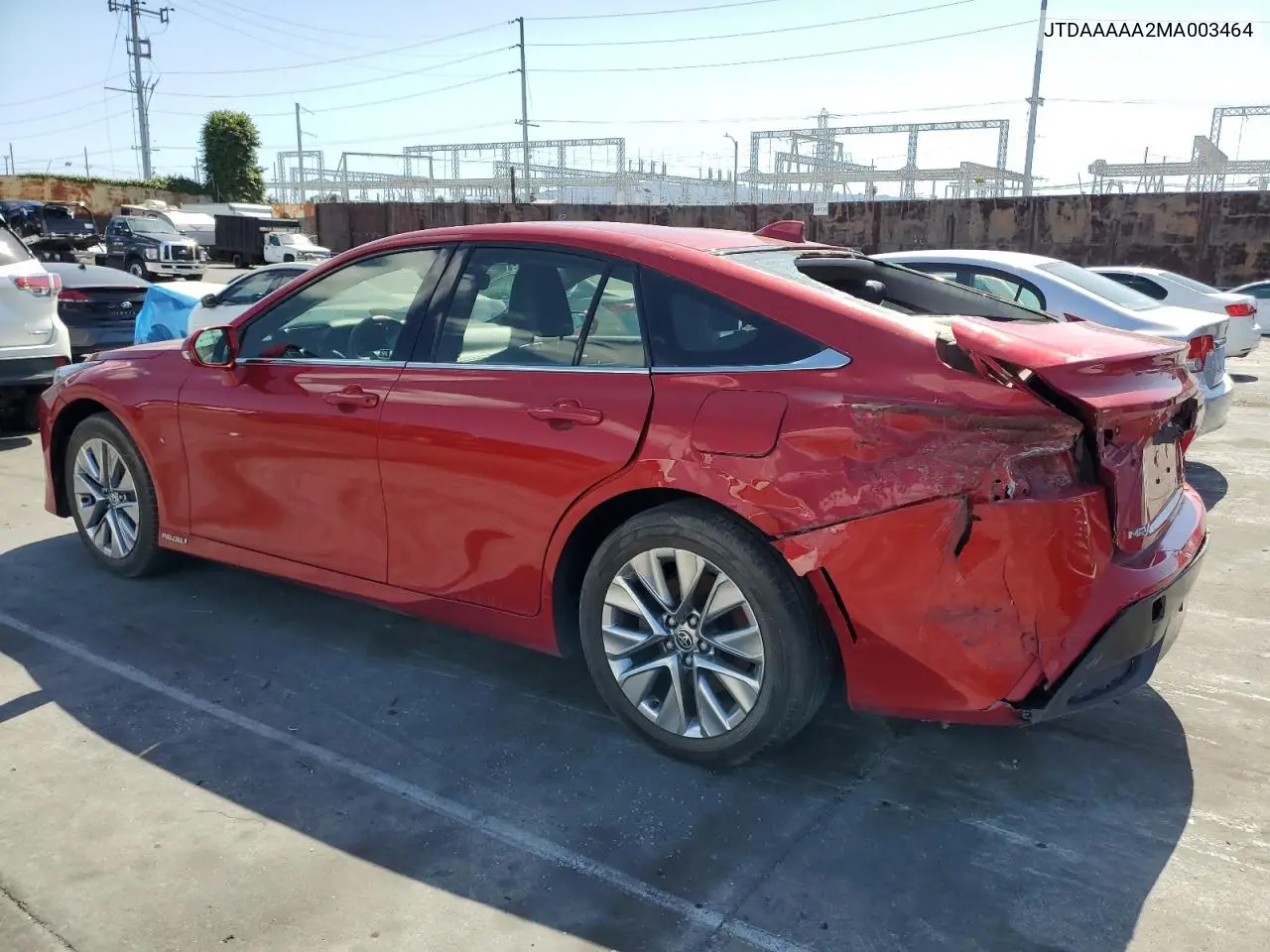 2021 Toyota Mirai Xle VIN: JTDAAAAA2MA003464 Lot: 57154465