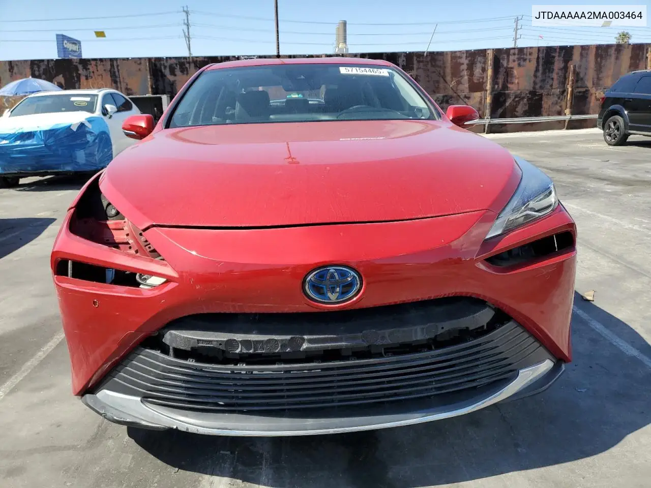 2021 Toyota Mirai Xle VIN: JTDAAAAA2MA003464 Lot: 57154465