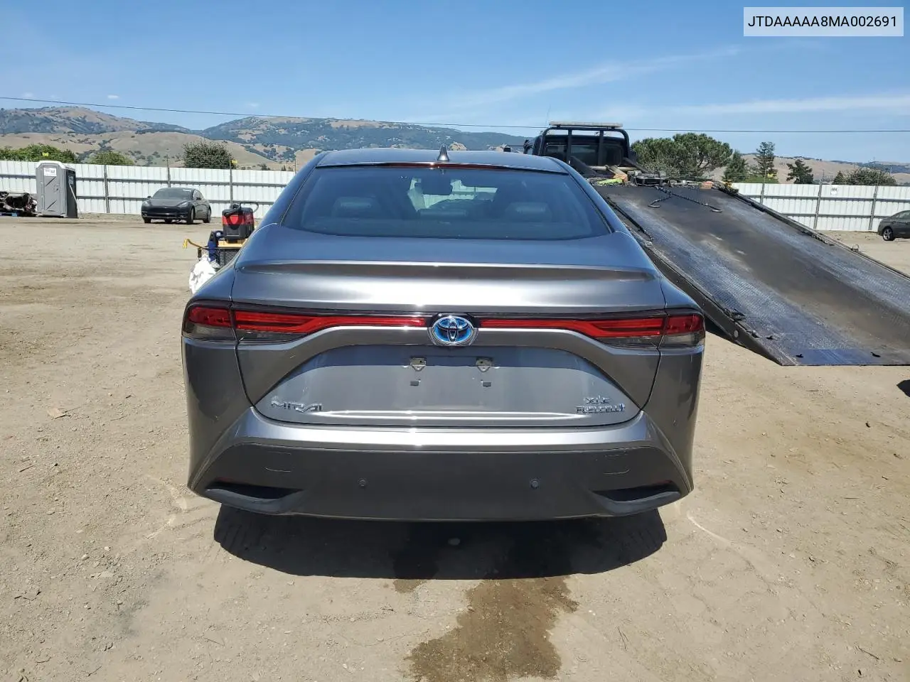 2021 Toyota Mirai Xle VIN: JTDAAAAA8MA002691 Lot: 57181465