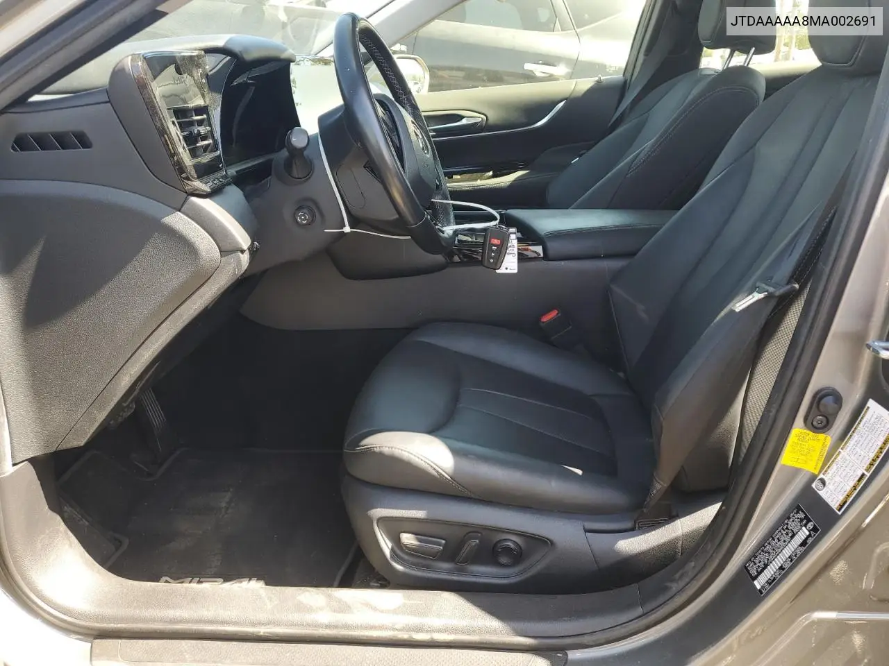 2021 Toyota Mirai Xle VIN: JTDAAAAA8MA002691 Lot: 57181465