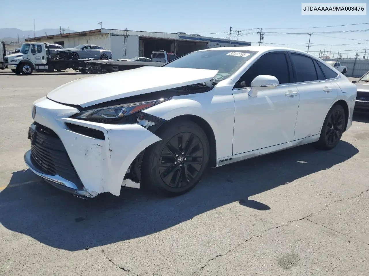 2021 Toyota Mirai Xle VIN: JTDAAAAA9MA003476 Lot: 57731195