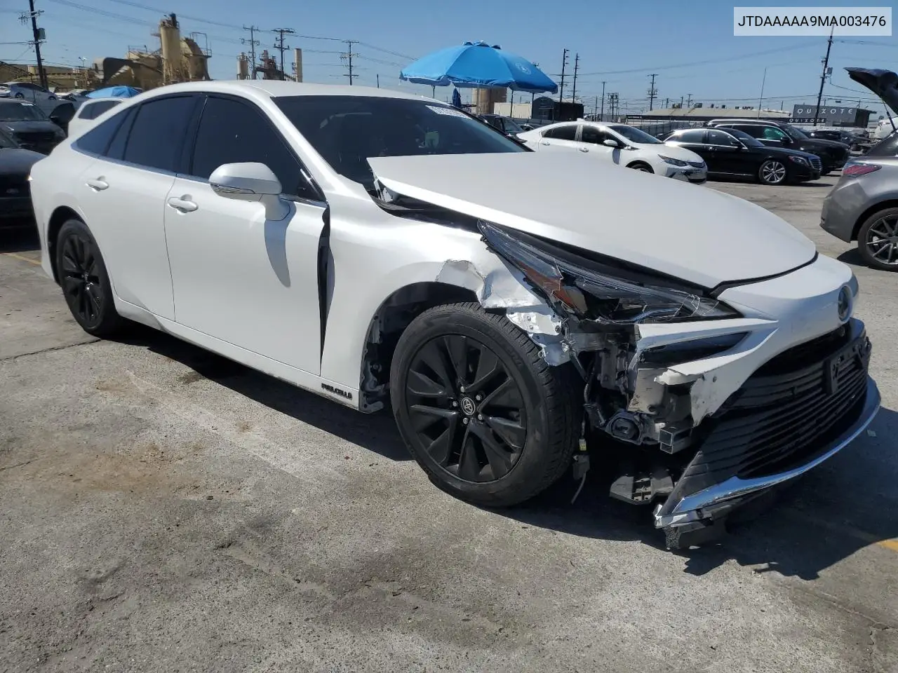 2021 Toyota Mirai Xle VIN: JTDAAAAA9MA003476 Lot: 57731195