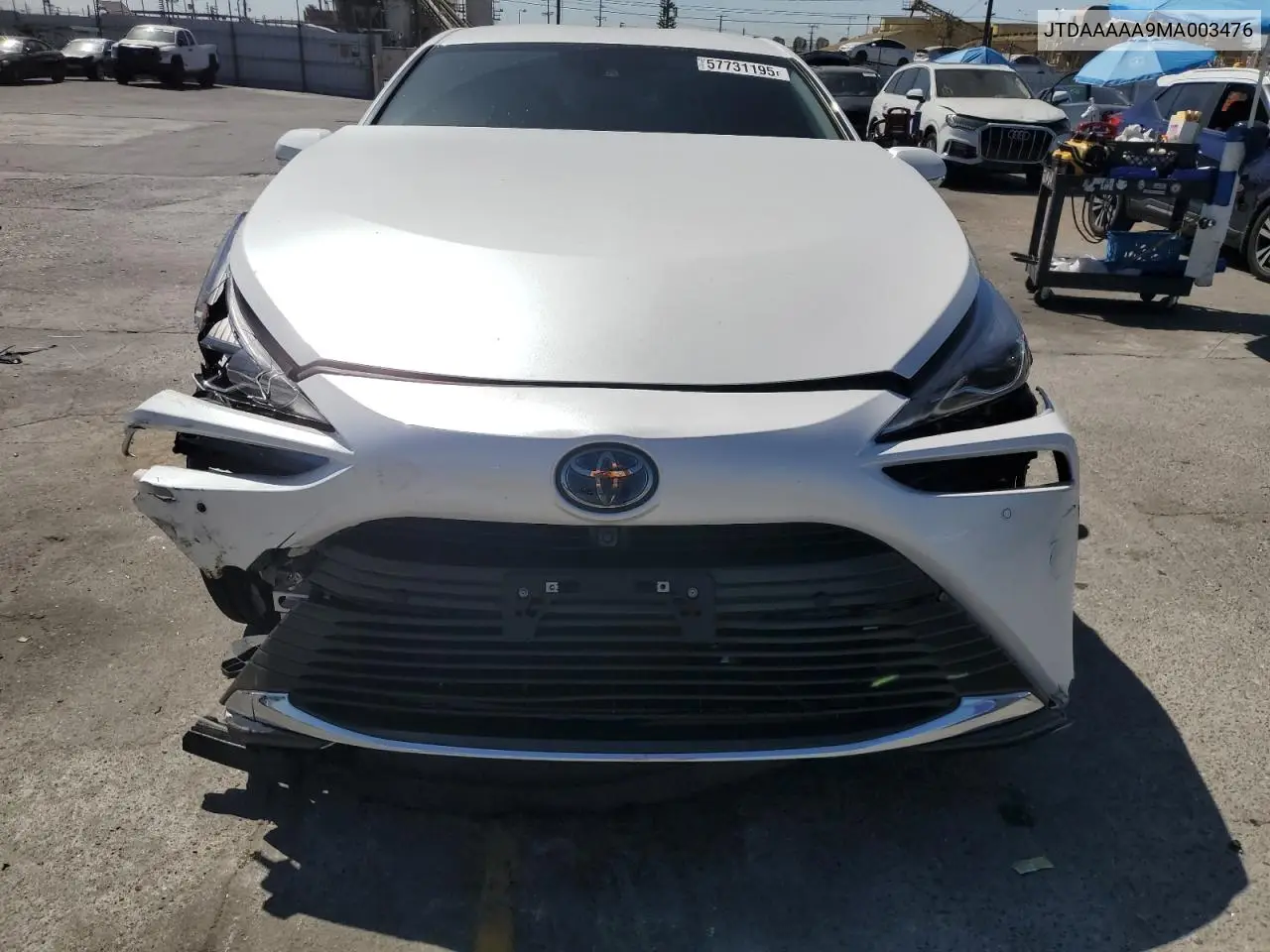 2021 Toyota Mirai Xle VIN: JTDAAAAA9MA003476 Lot: 57731195