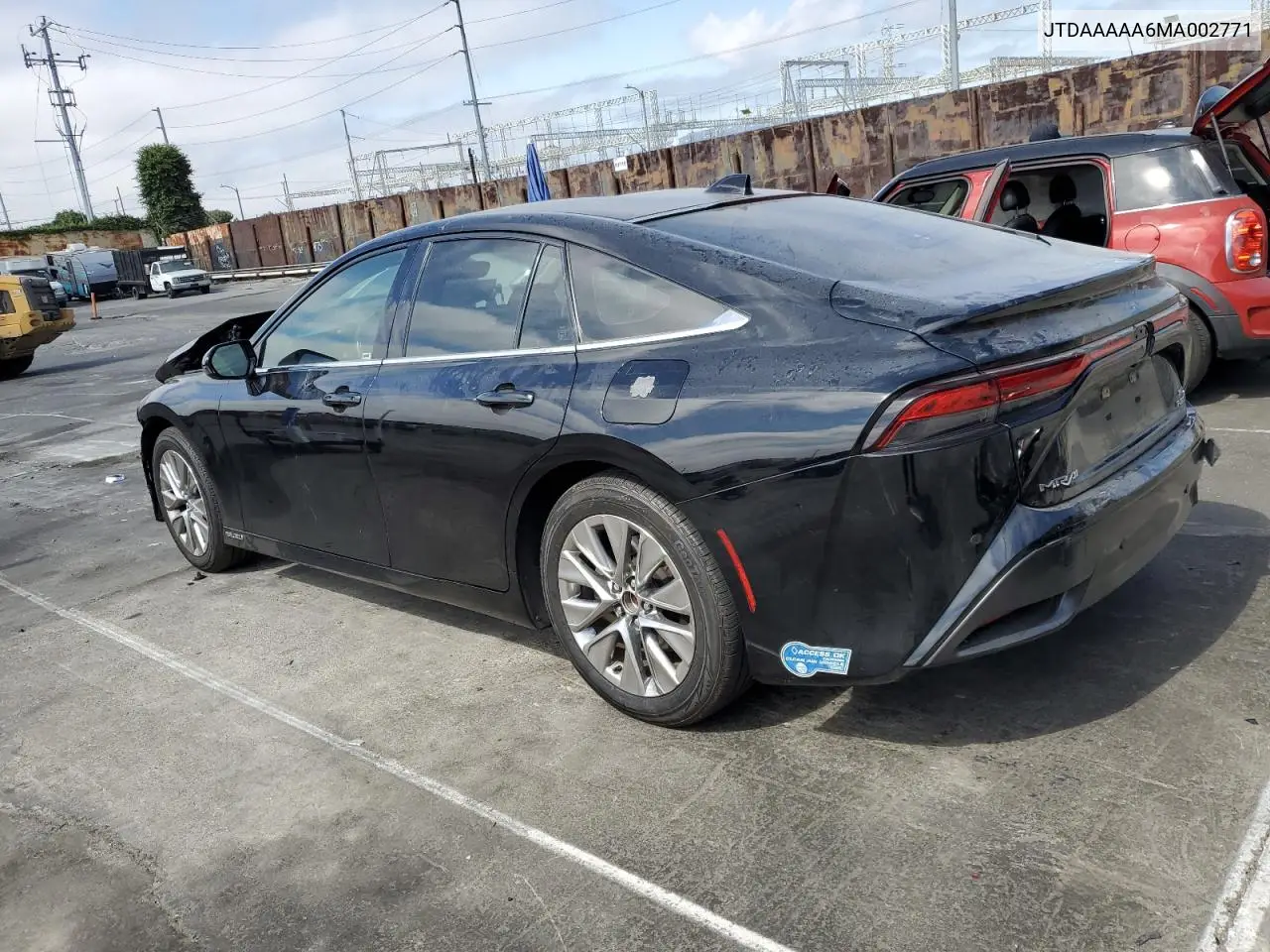 2021 Toyota Mirai Xle VIN: JTDAAAAA6MA002771 Lot: 59180105