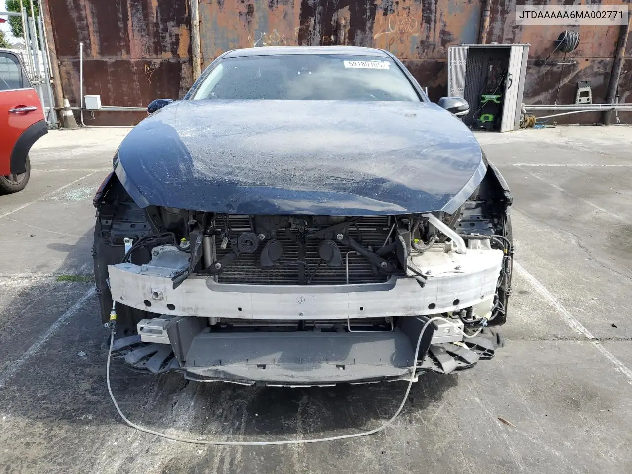 2021 Toyota Mirai Xle VIN: JTDAAAAA6MA002771 Lot: 59180105
