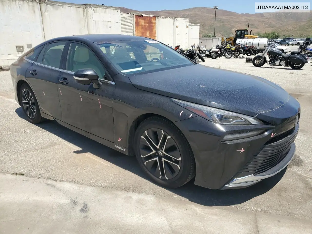 2021 Toyota Mirai Xle VIN: JTDAAAAA1MA002113 Lot: 60094585