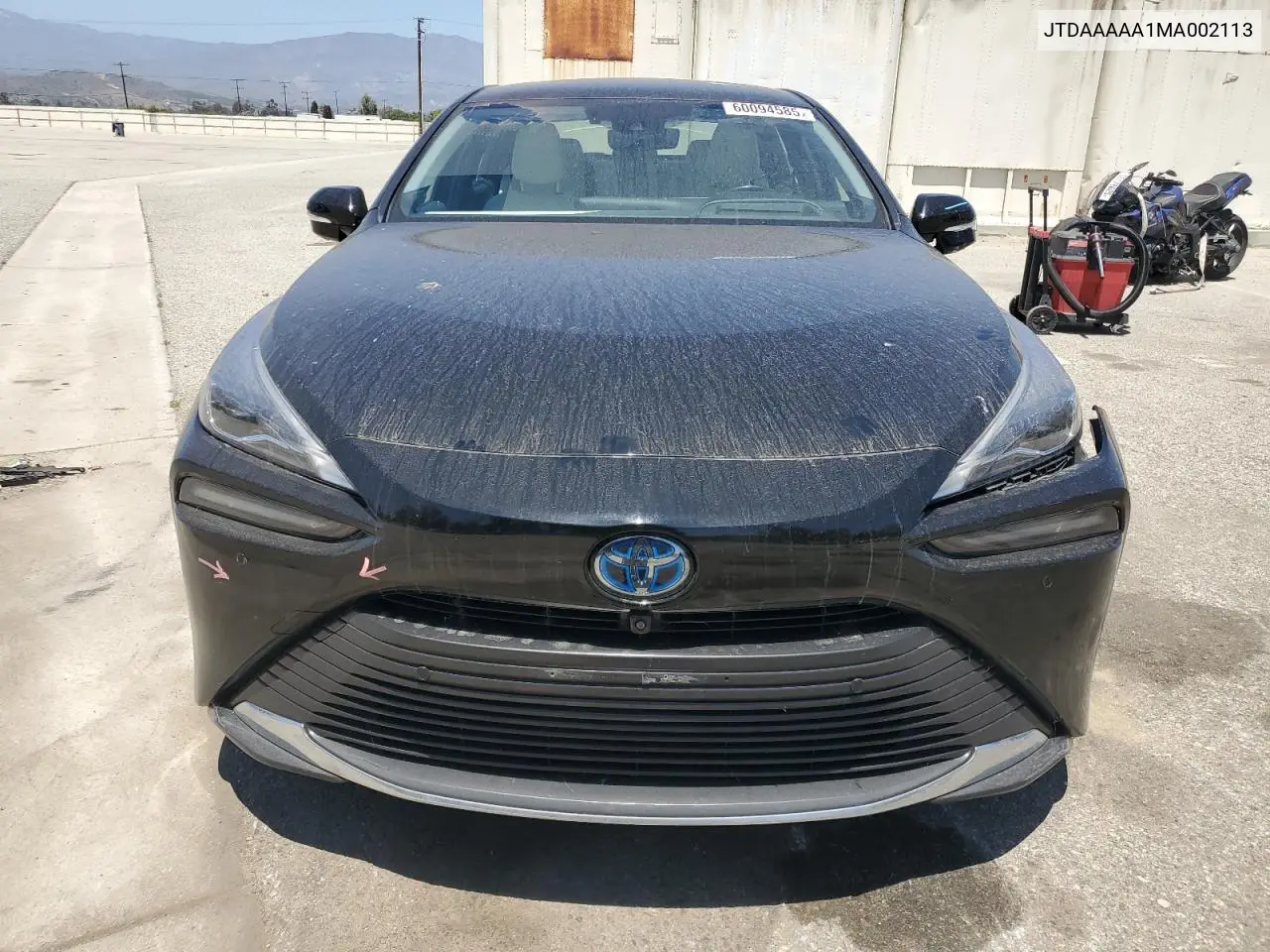 2021 Toyota Mirai Xle VIN: JTDAAAAA1MA002113 Lot: 60094585