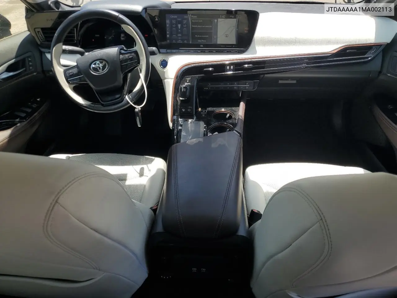 2021 Toyota Mirai Xle VIN: JTDAAAAA1MA002113 Lot: 60094585