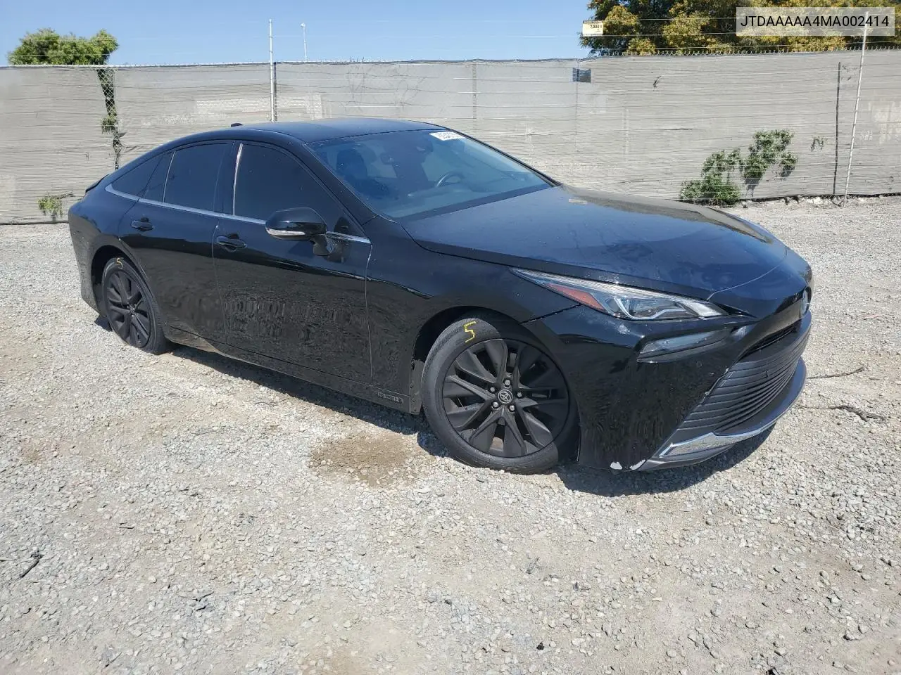 2021 Toyota Mirai Xle VIN: JTDAAAAA4MA002414 Lot: 62343755
