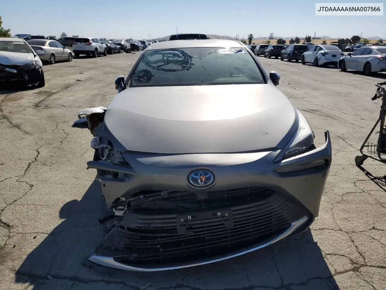 2022 Toyota Mirai Le VIN: JTDAAAAA6NA007566 Lot: 54698485