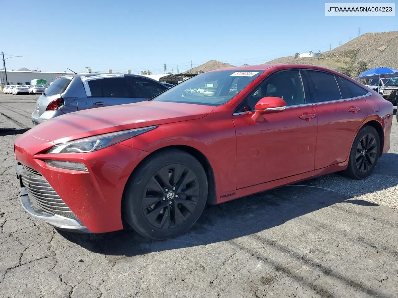 2022 Toyota Mirai Le VIN: JTDAAAAA5NA004223 Lot: 57260305