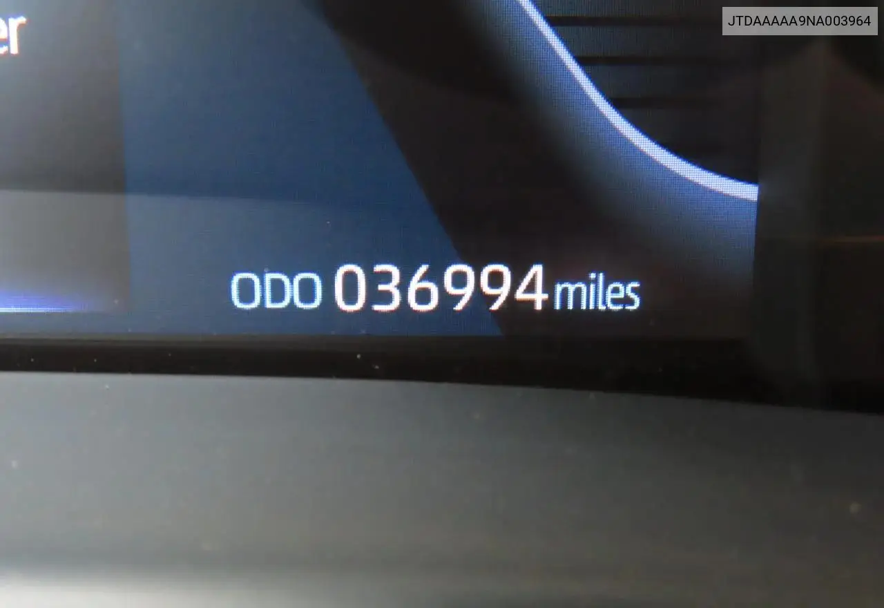 2022 Toyota Mirai Le VIN: JTDAAAAA9NA003964 Lot: 59623745