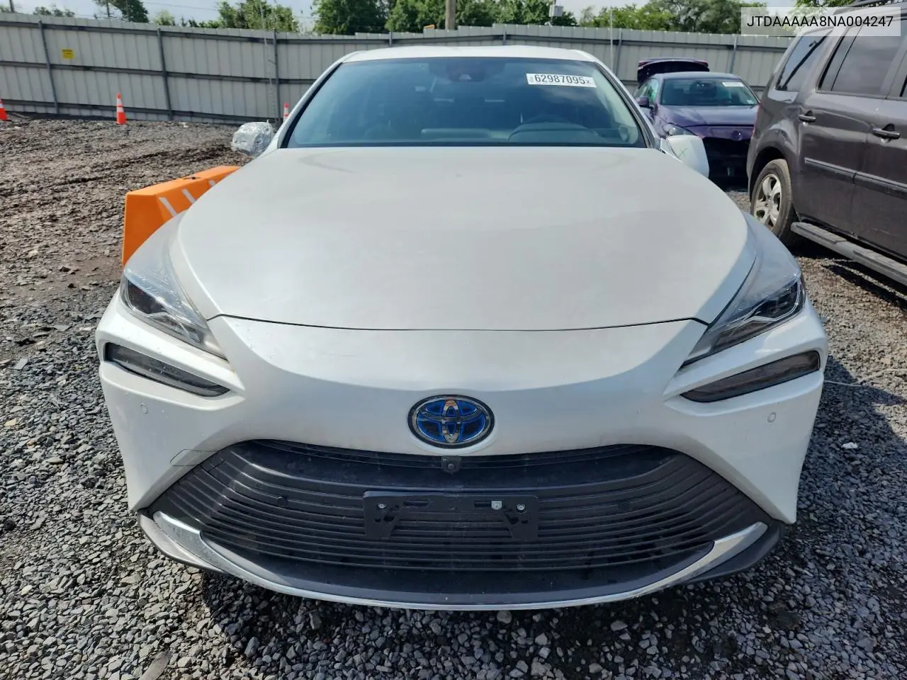 2022 Toyota Mirai Le VIN: JTDAAAAA8NA004247 Lot: 62987095