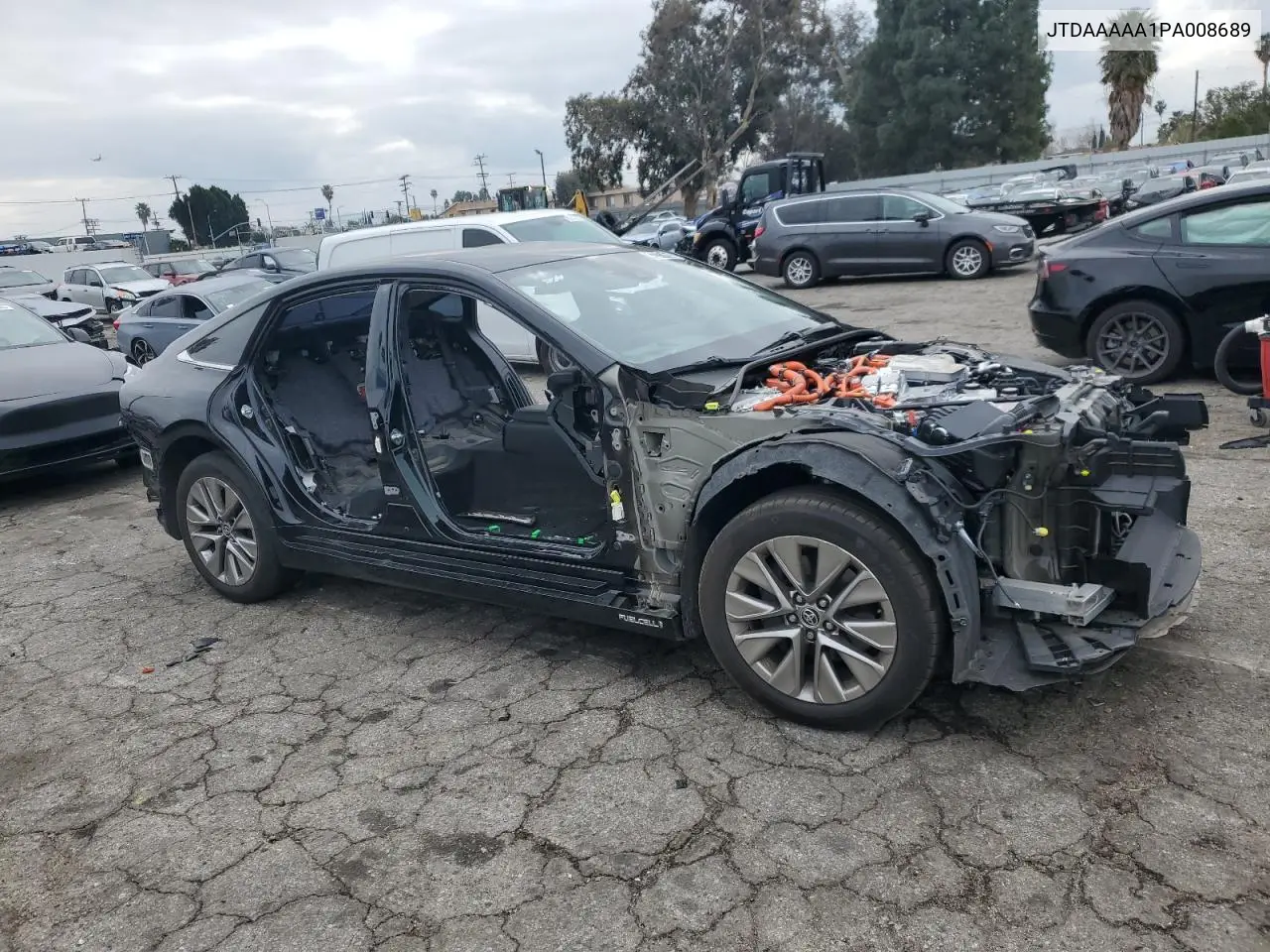 2023 Toyota Mirai Xle VIN: JTDAAAAA1PA008689 Lot: 42217455