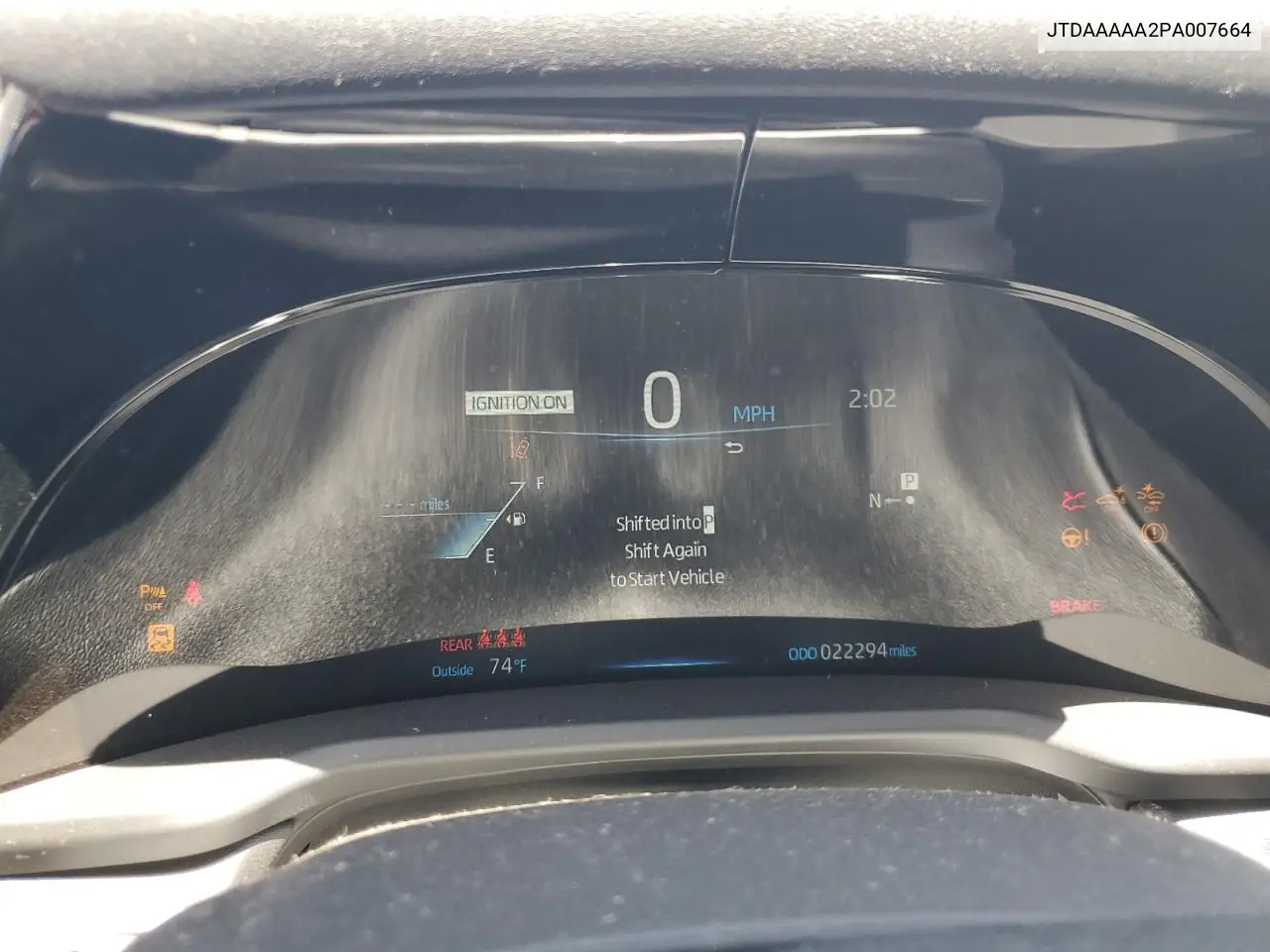 2023 Toyota Mirai Xle VIN: JTDAAAAA2PA007664 Lot: 58827355