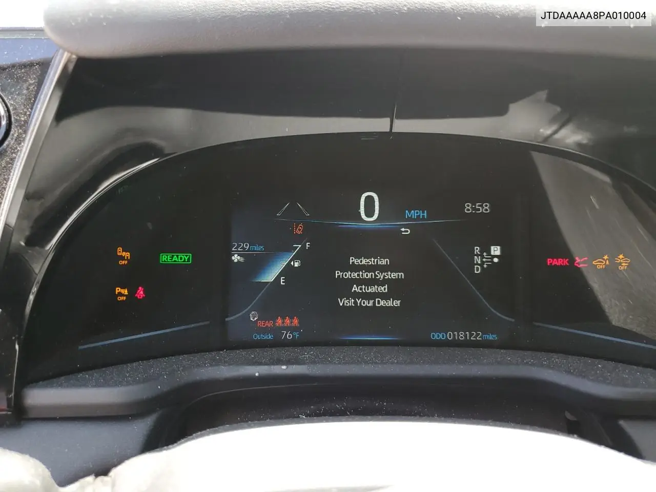 2023 Toyota Mirai Xle VIN: JTDAAAAA8PA010004 Lot: 62756175
