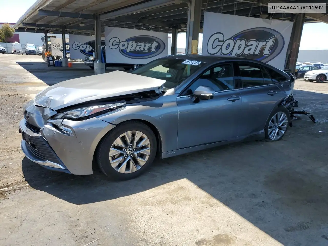 2024 Toyota Mirai Xle VIN: JTDAAAAA1RA011692 Lot: 56951945