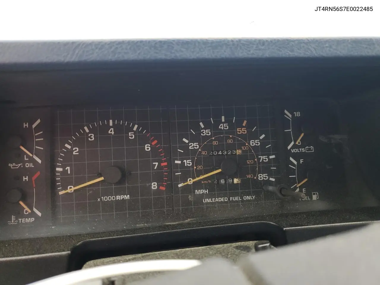 1984 Toyota Pickup Xtracab Rn56 Sr5 VIN: JT4RN56S7E0022485 Lot: 53792665