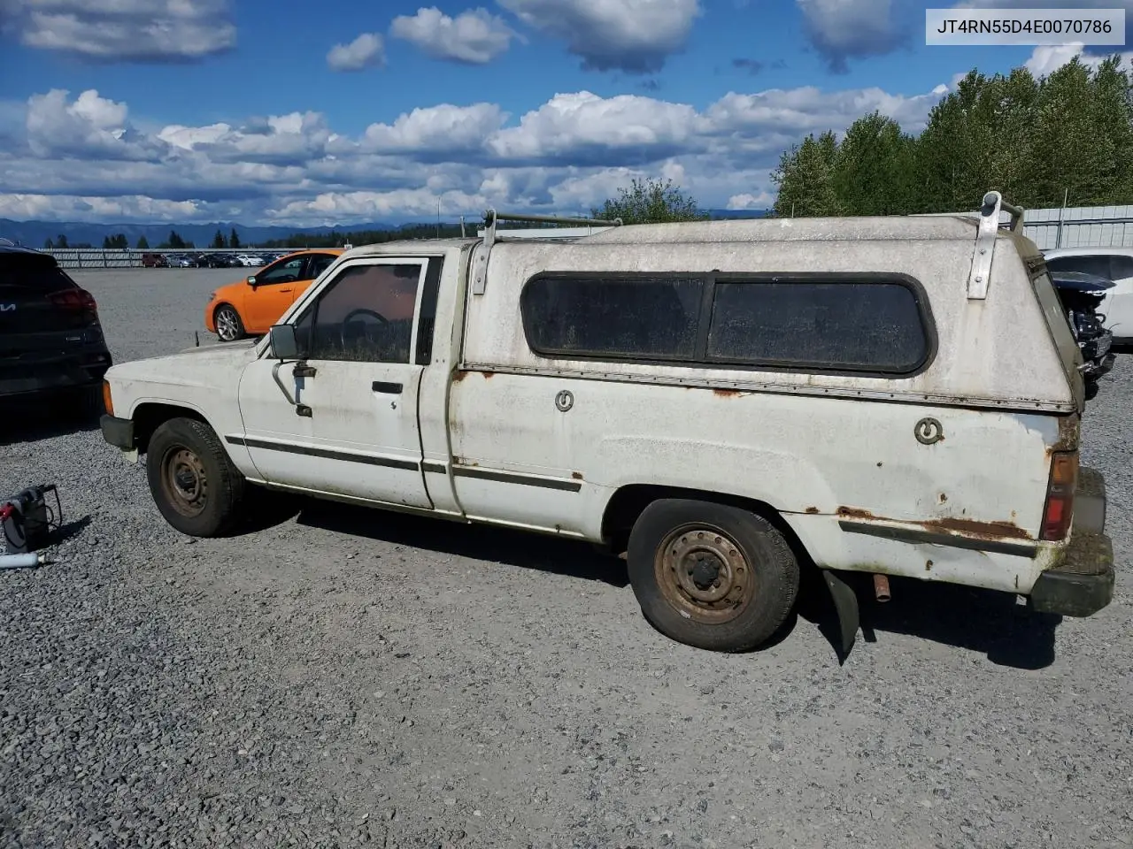 1984 Toyota Pickup 1/2 Ton Rn55 Dlx VIN: JT4RN55D4E0070786 Lot: 56966155