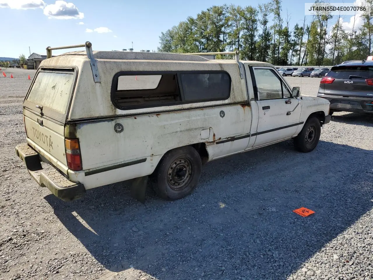 1984 Toyota Pickup 1/2 Ton Rn55 Dlx VIN: JT4RN55D4E0070786 Lot: 56966155