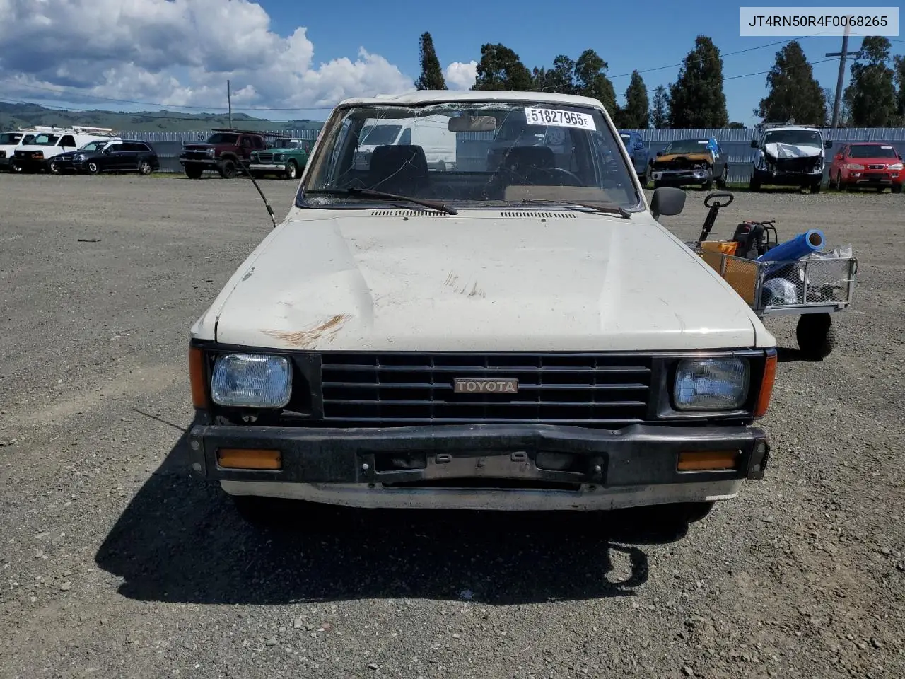 1985 Toyota Pickup 1/2 Ton Rn50 VIN: JT4RN50R4F0068265 Lot: 51827965