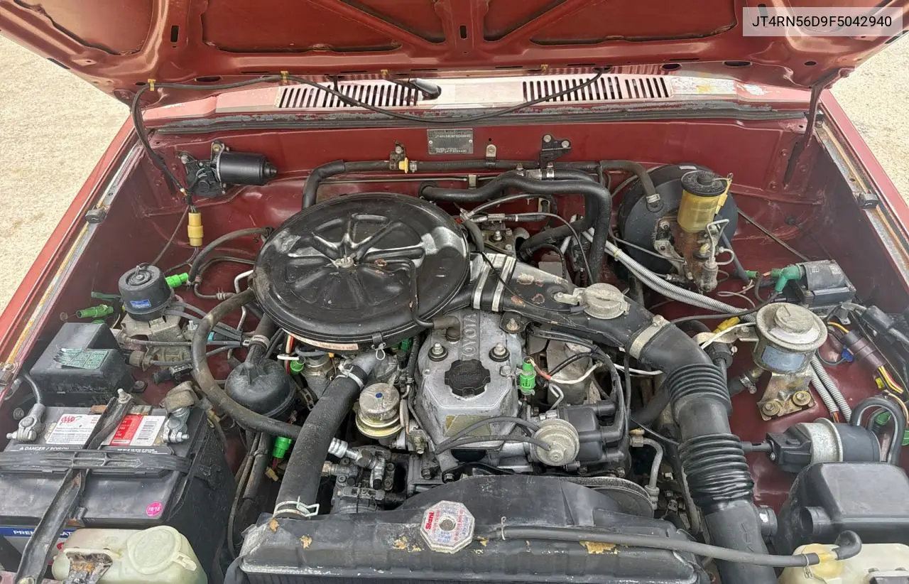 1985 Toyota Pickup Xtracab Rn56 Dlx VIN: JT4RN56D9F5042940 Lot: 62012505