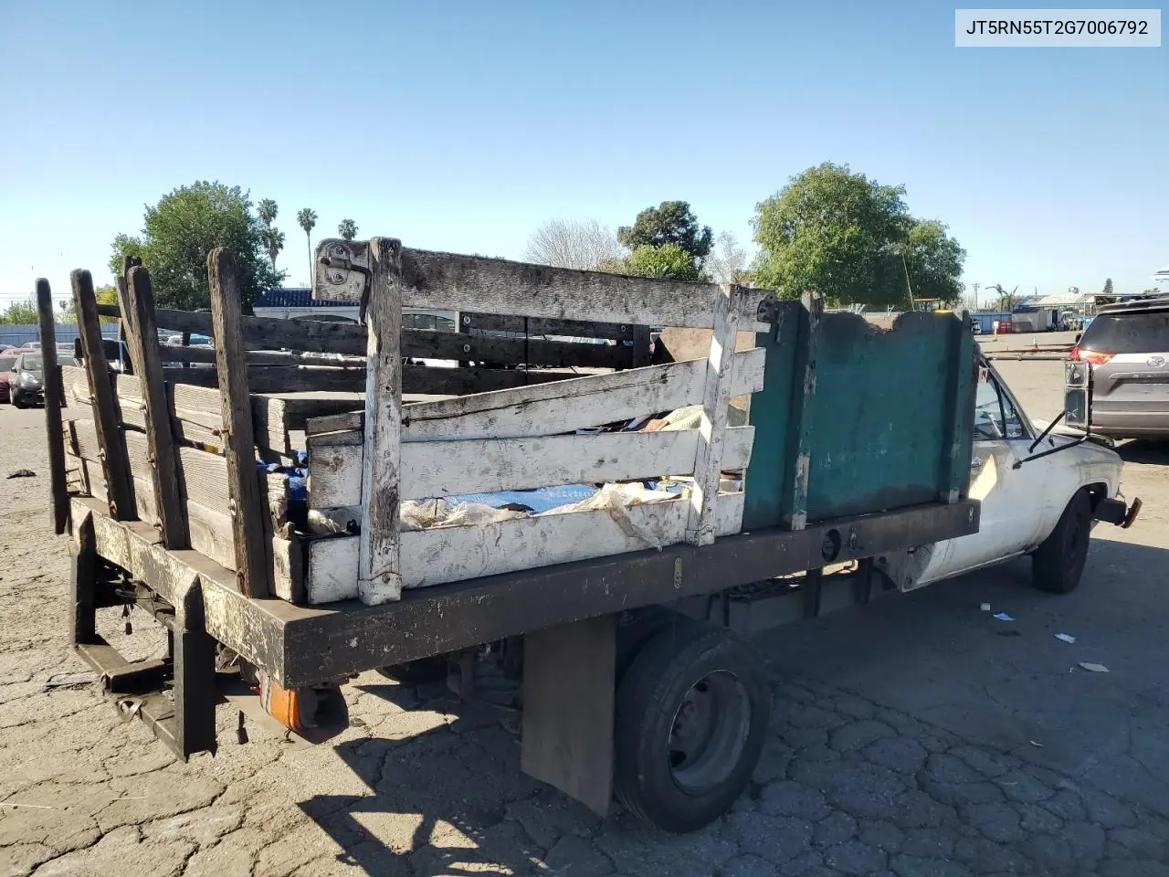 1986 Toyota Pickup Cab Chassis Rn55 VIN: JT5RN55T2G7006792 Lot: 46919845