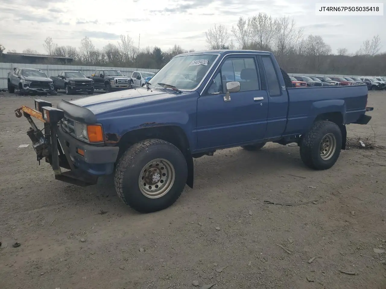 1986 Toyota Pickup Xtracab Rn67 Dlx VIN: JT4RN67P5G5035418 Lot: 54094055