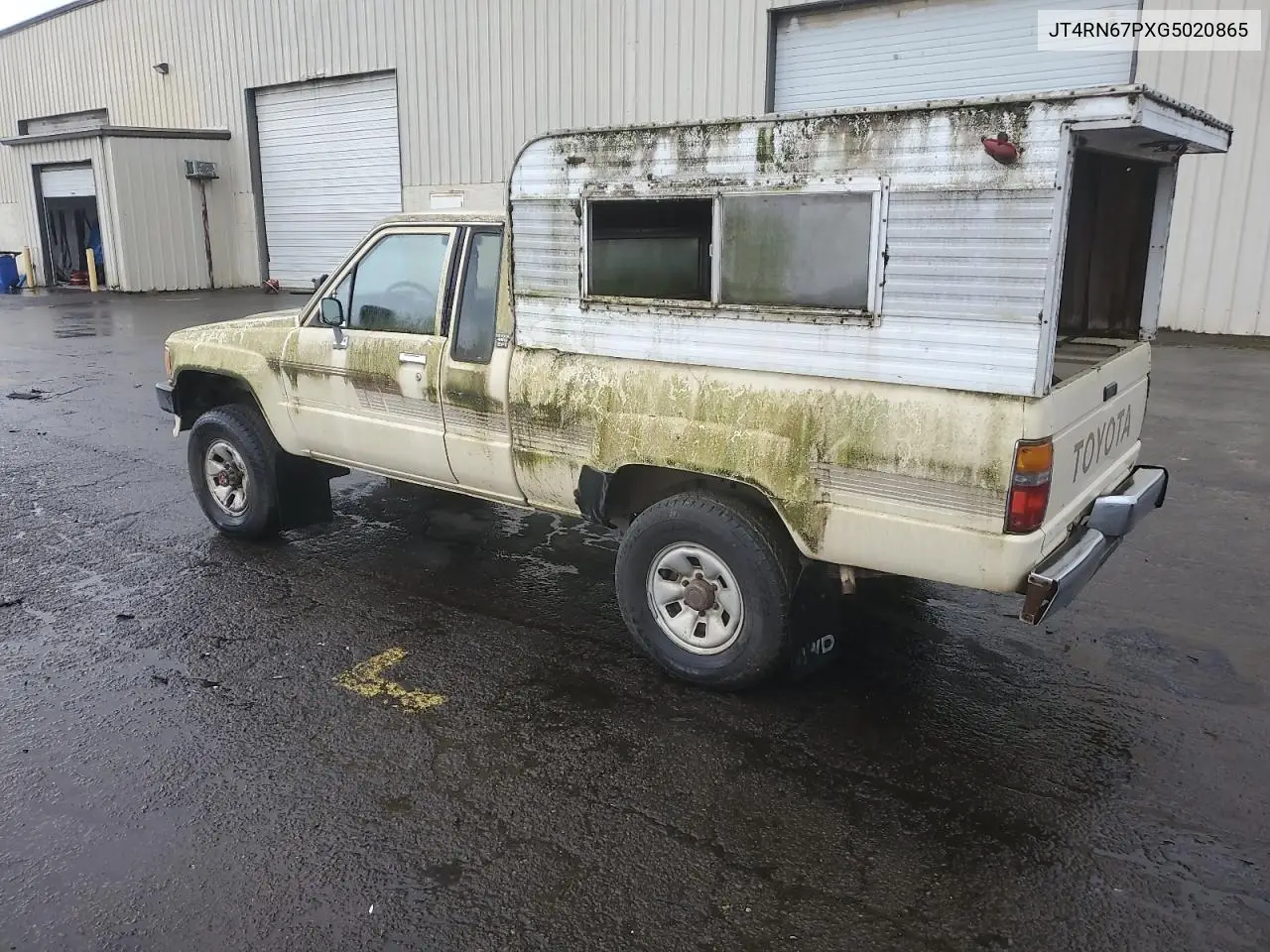 1986 Toyota Pickup Xtracab Rn67 Dlx VIN: JT4RN67PXG5020865 Lot: 56766785