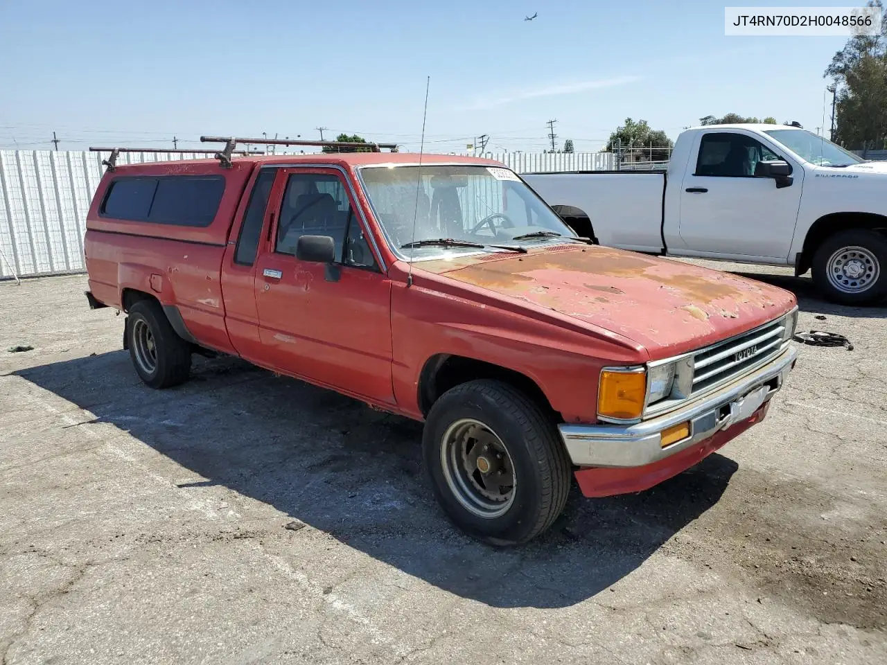 1987 Toyota Pickup Xtracab Rn70 Dlx VIN: JT4RN70D2H0048566 Lot: 52362085