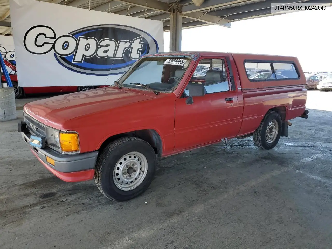 1987 Toyota Pickup 1/2 Ton Rn50 VIN: JT4RN50RXH0242049 Lot: 56058065