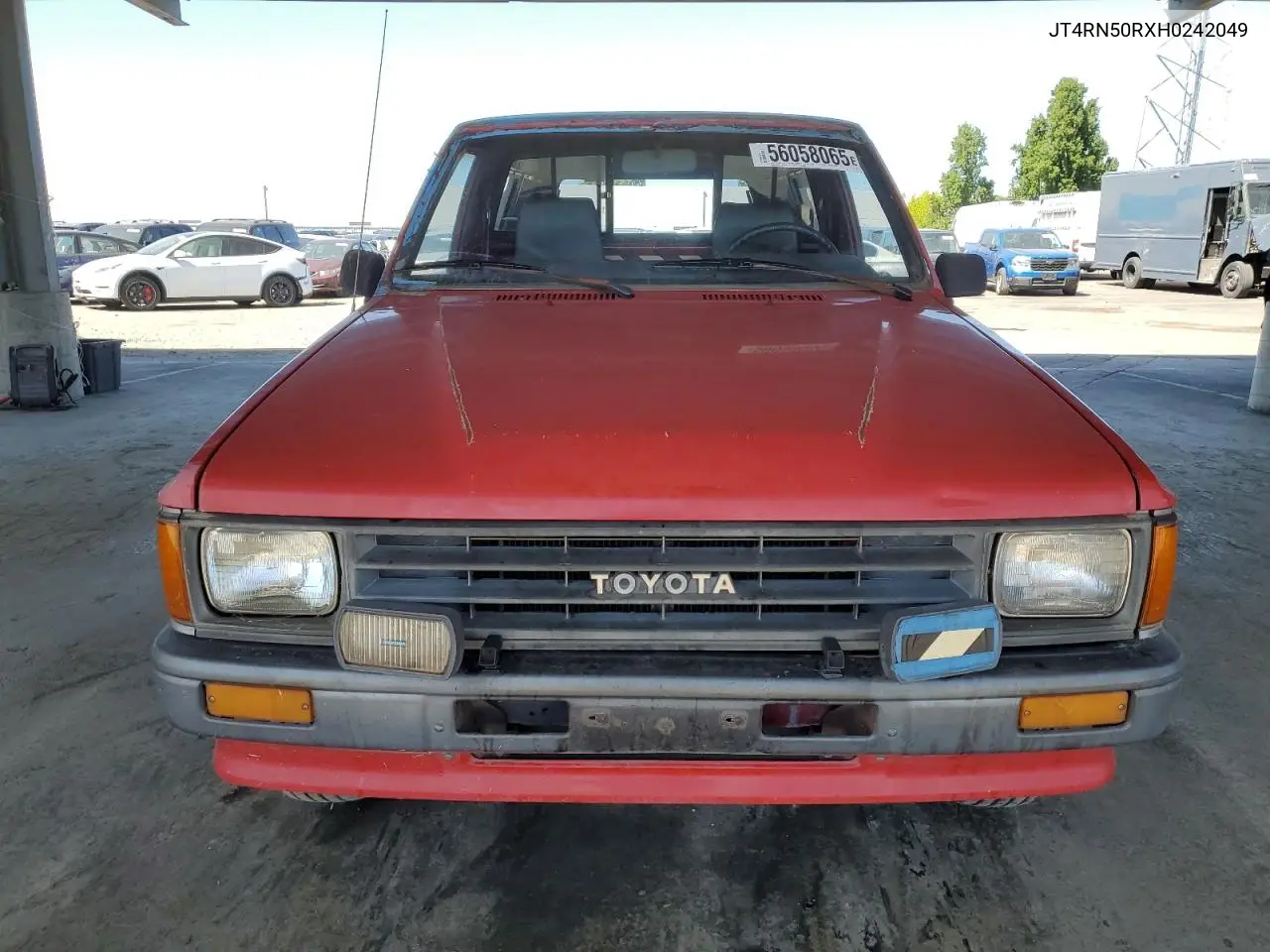 1987 Toyota Pickup 1/2 Ton Rn50 VIN: JT4RN50RXH0242049 Lot: 56058065