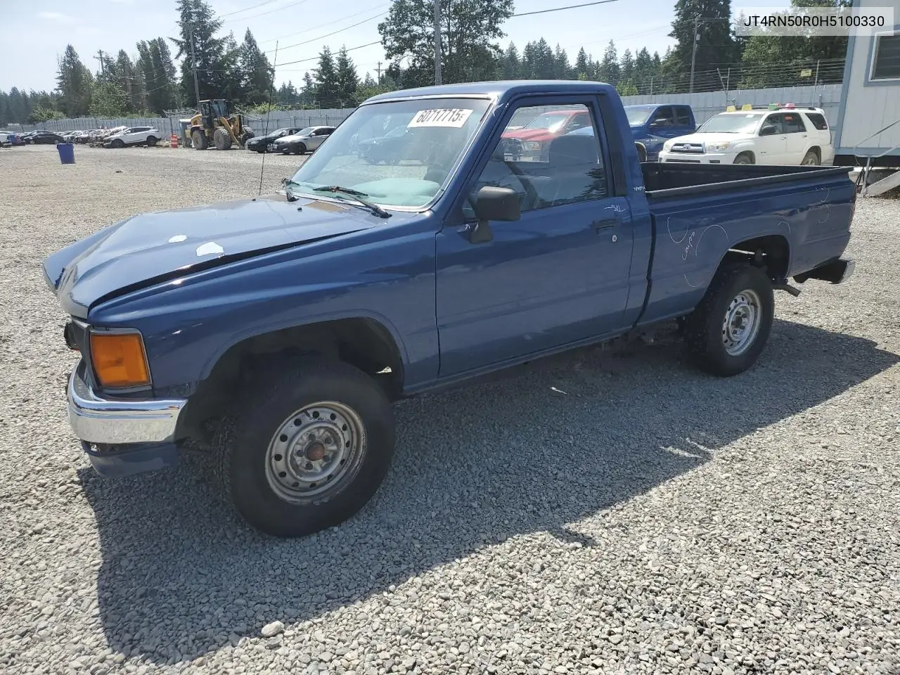1987 Toyota Pickup 1/2 Ton Rn50 VIN: JT4RN50R0H5100330 Lot: 60717715