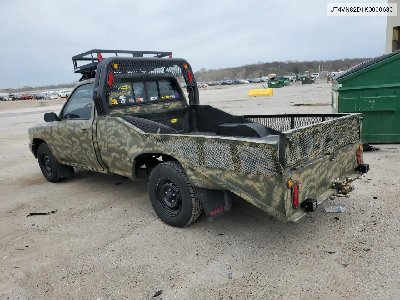 1989 Toyota Pickup 1/2 Ton Long Wheelbase Dlx VIN: JT4VN82D1K0000680 Lot: 51096805
