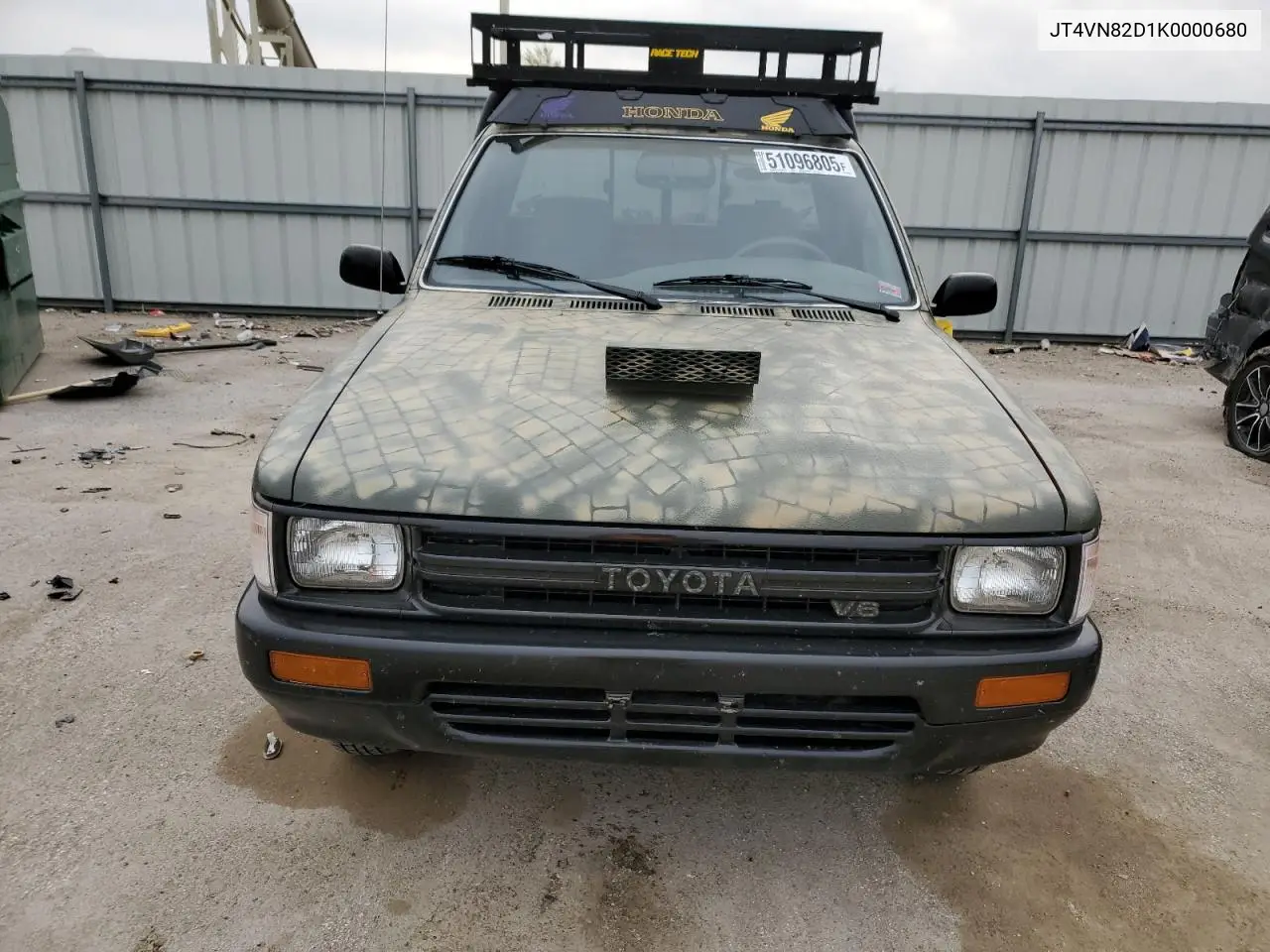 1989 Toyota Pickup 1/2 Ton Long Wheelbase Dlx VIN: JT4VN82D1K0000680 Lot: 51096805