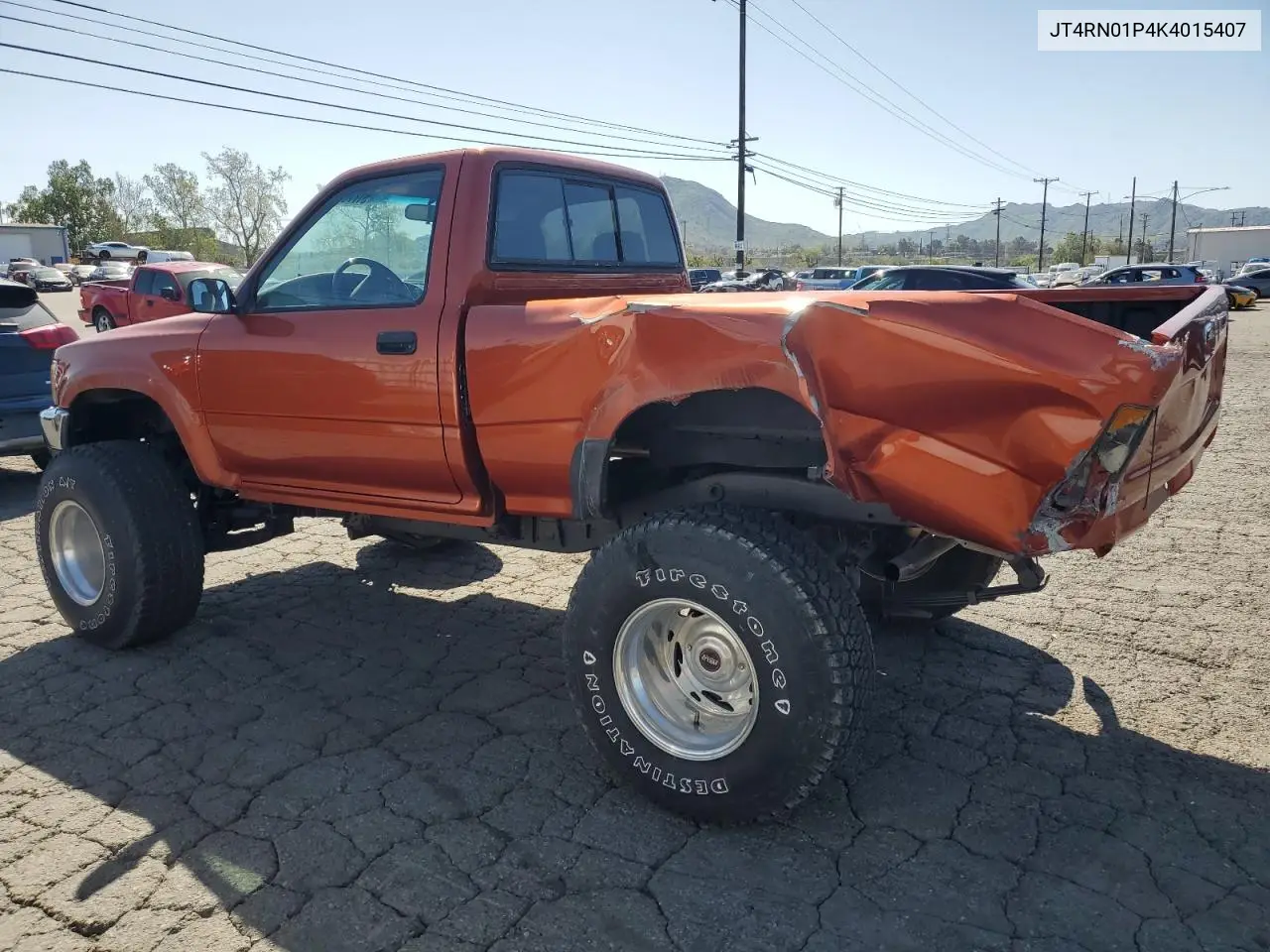 1989 Toyota Pickup 1/2 Ton Short Wheelbase Dlx VIN: JT4RN01P4K4015407 Lot: 51778955