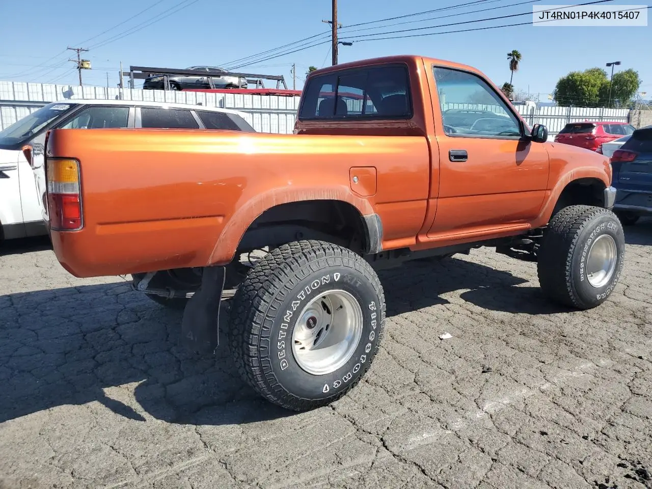 1989 Toyota Pickup 1/2 Ton Short Wheelbase Dlx VIN: JT4RN01P4K4015407 Lot: 51778955
