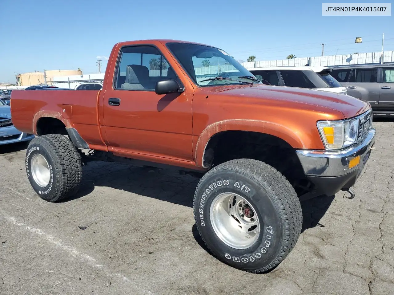 1989 Toyota Pickup 1/2 Ton Short Wheelbase Dlx VIN: JT4RN01P4K4015407 Lot: 51778955