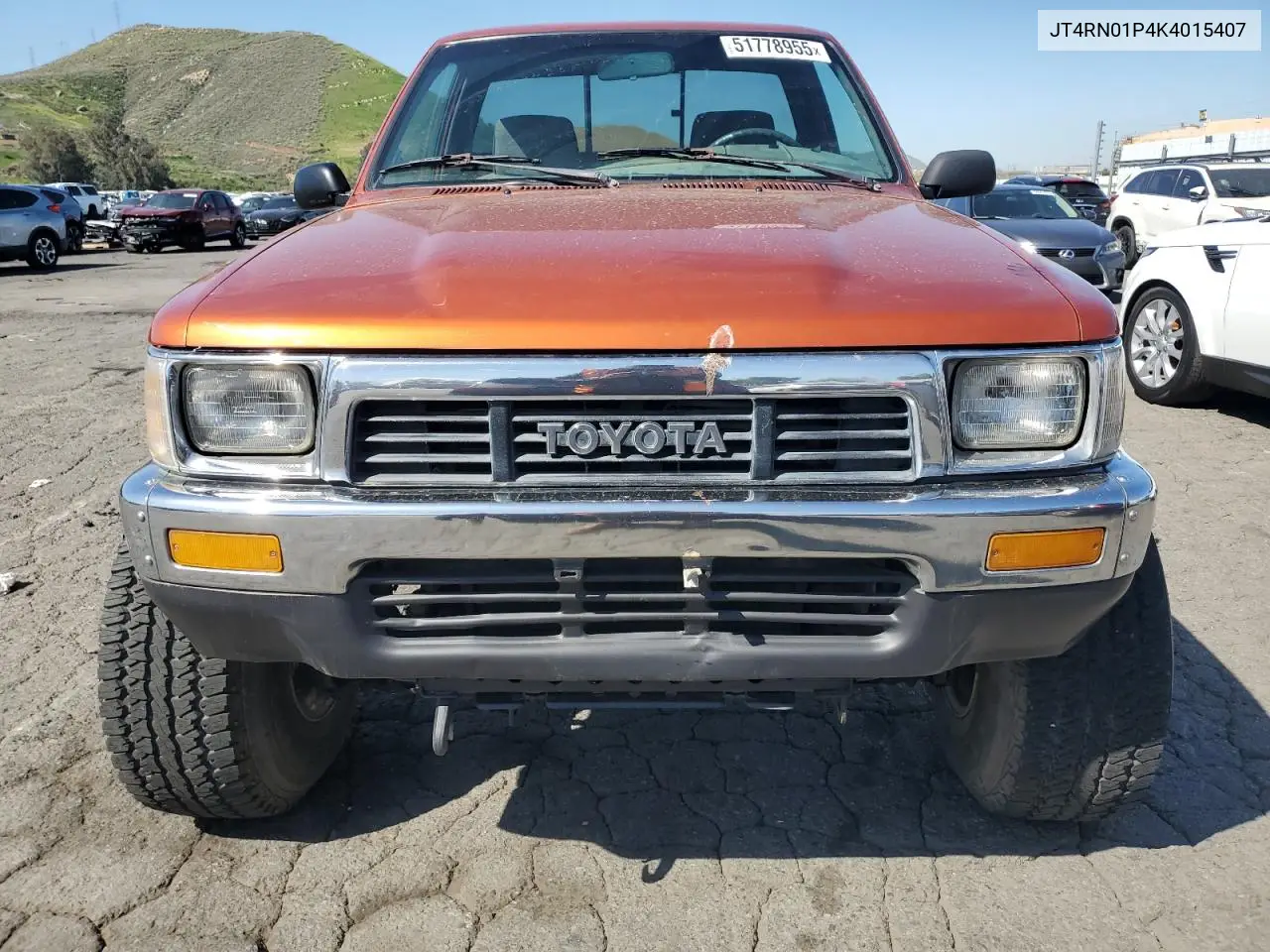 1989 Toyota Pickup 1/2 Ton Short Wheelbase Dlx VIN: JT4RN01P4K4015407 Lot: 51778955