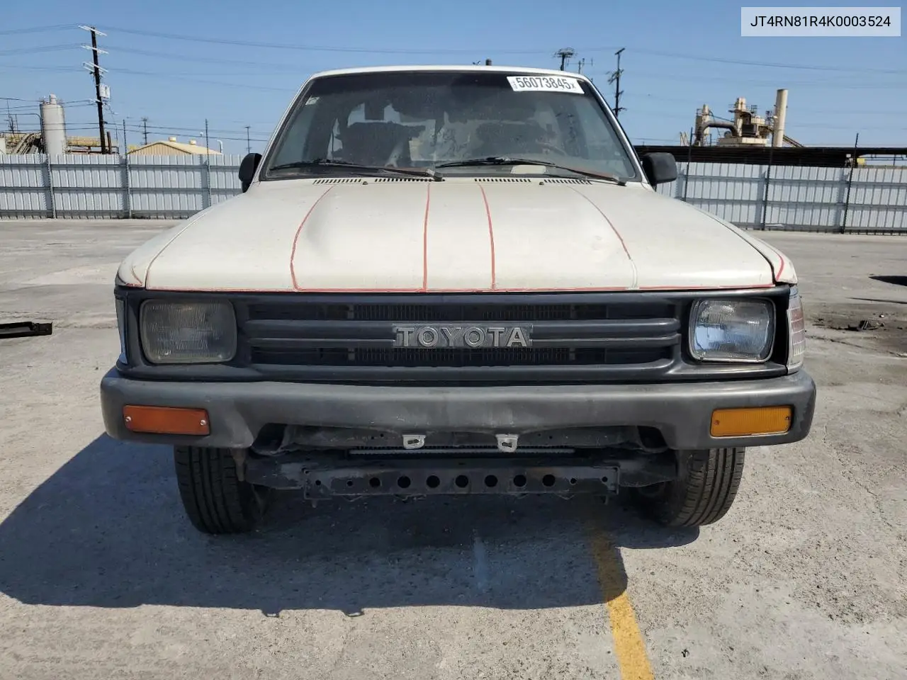 1989 Toyota Pickup 1/2 Ton Short Wheelbase VIN: JT4RN81R4K0003524 Lot: 56073845