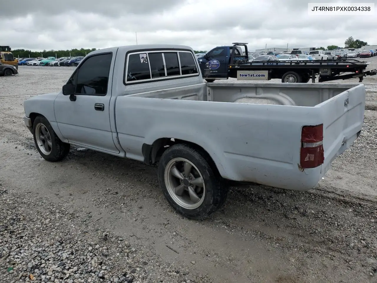 1989 Toyota Pickup 1/2 Ton Short Wheelbase Dlx VIN: JT4RN81PXK0034338 Lot: 58797935
