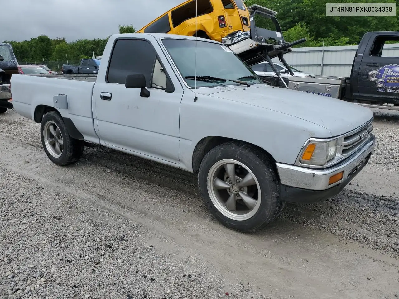1989 Toyota Pickup 1/2 Ton Short Wheelbase Dlx VIN: JT4RN81PXK0034338 Lot: 58797935