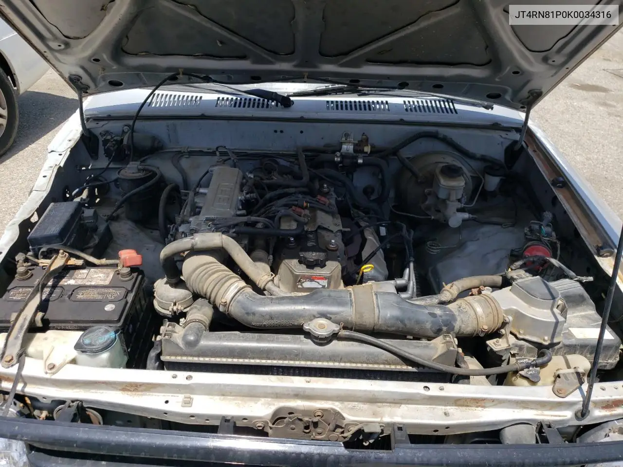 1989 Toyota Pickup 1/2 Ton Short Wheelbase Dlx VIN: JT4RN81P0K0034316 Lot: 61264255