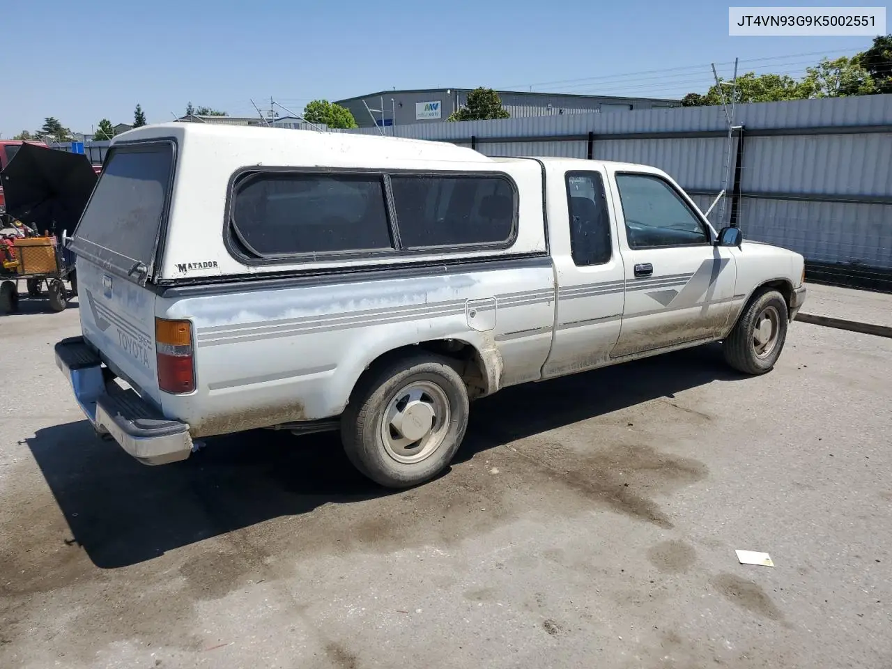 1989 Toyota Pickup 1/2 Ton Extra Long Wheelbase Sr5 VIN: JT4VN93G9K5002551 Lot: 62693285