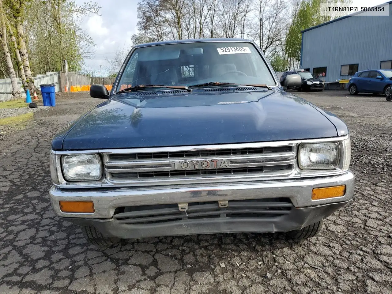 1990 Toyota Pickup 1/2 Ton Short Wheelbase Dlx VIN: JT4RN81P7L5065454 Lot: 52913465
