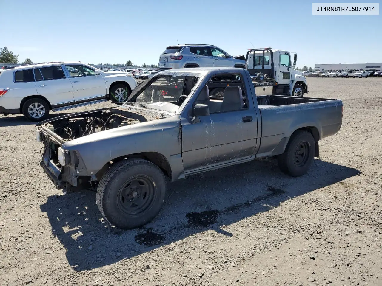 1990 Toyota Pickup 1/2 Ton Short Wheelbase VIN: JT4RN81R7L5077914 Lot: 58608365